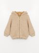 Hooded Long Sleeve Basic Baby Boy Tricot Cardigan