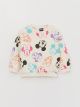 Crew Neck Disney Printed Baby Girl Sweatshirt
