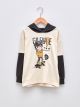 Hoodie Printed Long Sleeve Boy T-Shirt