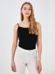Plain Cotton Female Athlete With U Neck Straps