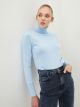 Turtleneck Regular Long Sleeve Women's Tricot Sweater