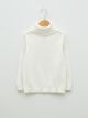 Turtleneck Basic Long Sleeve Girl Tricot Sweater