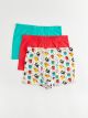 Printed Cotton Boy Boxer 3-Pack