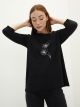 Crew Neck Printed Cotton Women's T-Shirt