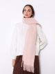 Plain Tasseled Women's Scarf