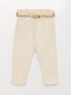 Elastic Waist Basic Baby Girl Trousers