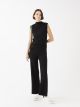 Women's Elastic Waist Regular Tricot Trousers