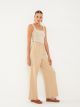 Women's Elastic Waist Relaxed Fit Regular Trousers