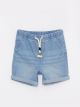 Basic Baby Boy Jean Shorts With Elastic Waist