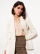 Self Patterned Long Sleeve Women's Blazer Jacket
