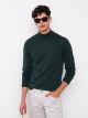 Turtleneck Long Sleeve Men's Tricot Sweater