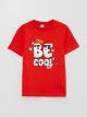 Crew Neck Printed Short Sleeve Boy T-Shirt