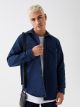 Regular Fit Long Sleeve Men's Jean Shirt