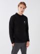 Hooded Long Sleeve Printed Men's Sports Hoodie