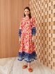 Crew Neck Patterned Long Sleeve Women's Dress