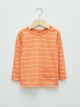 Crew Neck Long Sleeve Striped Baby Boy T-shirt