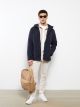 Standard Fit Hooded Men's Raincoat