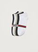 Striped Men's Booties Socks 5 Pack