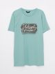 Crew Neck Short Sleeve Printed Combed Cotton Men's T-shirt