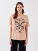 Women's Crew Neck Printed T-Shirt