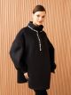 Standing Collar Stone Detailed Long Sleeve Women's Tunic
