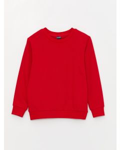 Crew Neck Basic Long Sleeve Boy Sweatshirt