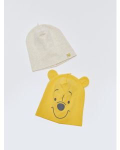 Winnie the Pooh Printed Baby Boy Beanie 2 Pieces