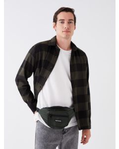 Label Detailed Men's Waist Bag