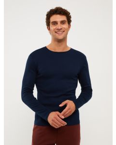 Crew Neck Long Sleeve Men's T-shirt