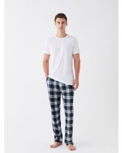 Standard Fit Plaid Men's Pajama Bottoms