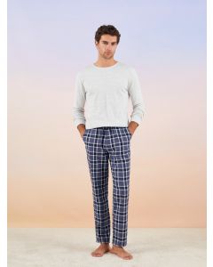 Standard Fit Plaid Men's Pajama Bottoms