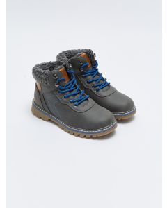 Lace-Up and Zipper Boys Boots