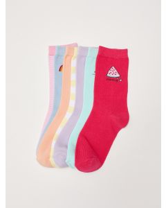 Patterned Girl Socks 7 Pieces