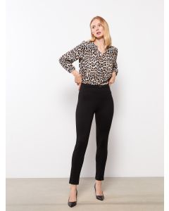 Women's Skinny Fit Regular Trousers