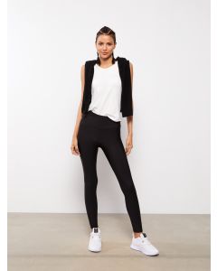 Women's Elastic Waist Regular Sports Tights