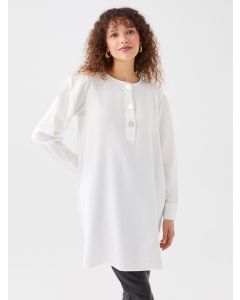 Crew Neck Regular Long Sleeve Women's Tunic