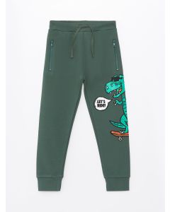 Elastic Waist Printed Boy Jogger Sweatpants