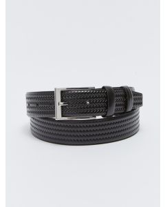 Leather Look Mens Chino Belt