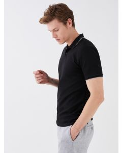 Polo Neck Short Sleeve Men's T-Shirt