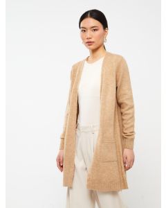 Shawl Neck Regular Long Sleeve Women's Tricot Cardigan