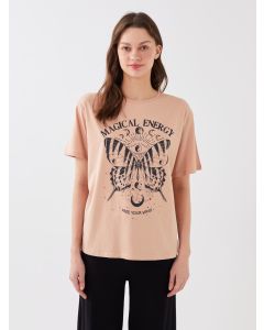 Women's Crew Neck Printed T-Shirt