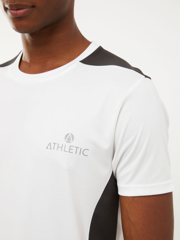 Crew Neck Short Sleeve Men's Sports T-Shirt