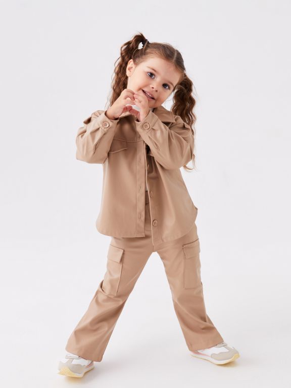 Leather pants for baby girl online