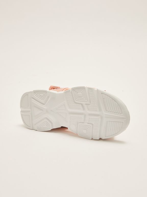 Girls Sandals With Double Straps Velcro