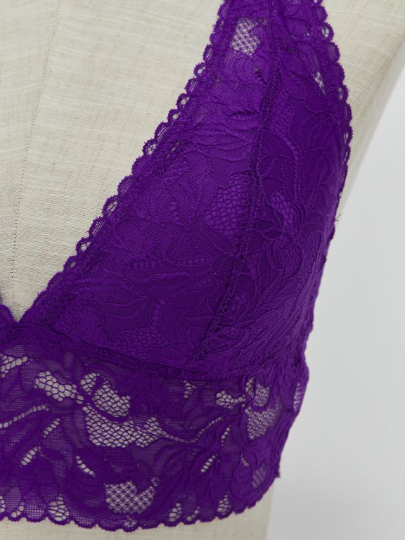 Non-wired Filling Lace Bralette