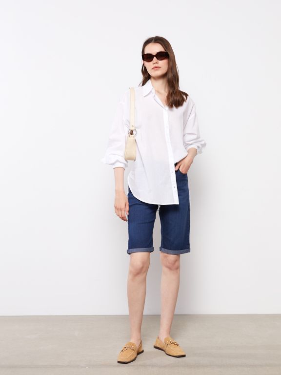 Slim Fit Straight Women's Rodeo Jean Shorts