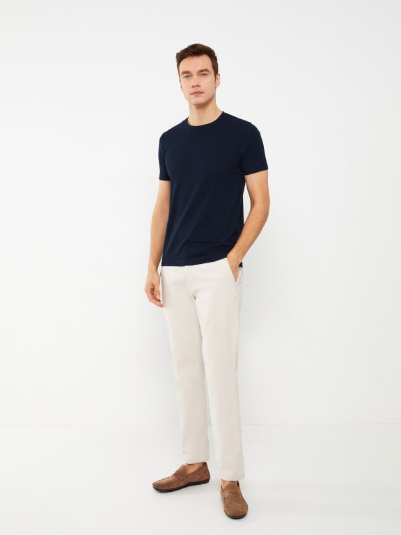 Crew Neck Short Sleeve Men's T-shirt