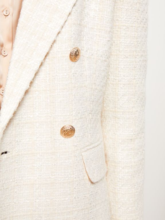 Self Patterned Long Sleeve Women's Blazer Jacket