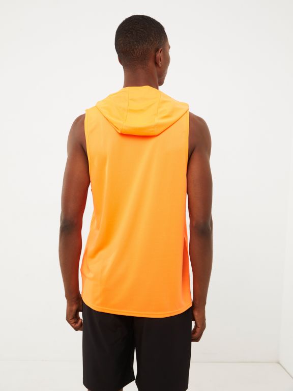 Hoodie Printed Men's Sleeveless T-Shirt