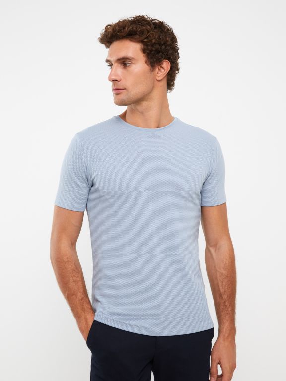 Crew Neck Short Sleeve Men's T-shirt